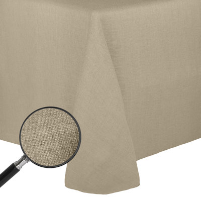 Eider & Ivory ™ - Paquet de 3 - Fausse toile de jute - Nappe Amedori 60 x 84 po - Natté, doré