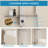 36"H Stainless Steel Exposed Rain Shower System With Handheld Shower (Valve Not Included)-110220942