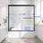 55"-60" W x 60" H Shower Door-128504512