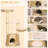 Versatile Cat Activity Center With Plush Comforts And Play Options