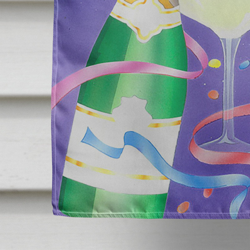 Double Sided 40'' H x 28'' W Polyester New Year's House Flag