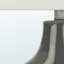 Lampe de table en céramique gris foncé et ivoire Ryo, H 25,06 po x l 16,37 po x P 10,81 po