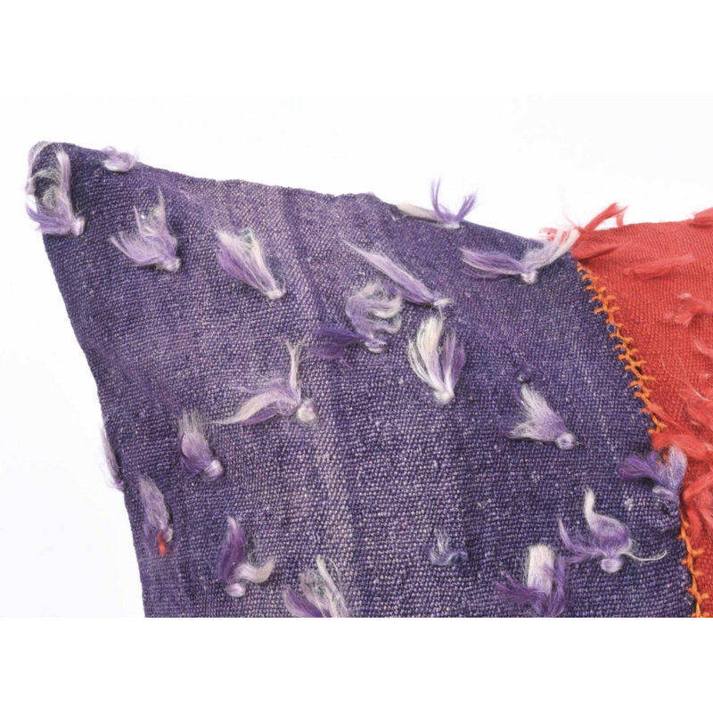 Housse de coussin et garniture vintage en laine Tulu Euro