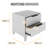 Boyd Sleep Mackay Modern Double Drawer Nightstand-1634980527