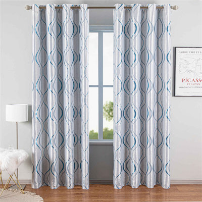 Rizwan Room Darkening Curtain Single Panel