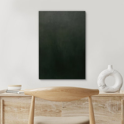 Reproduction d'art sur toile encadrée - œuvre d'art abstraite, décor moderne neutre pour le salon