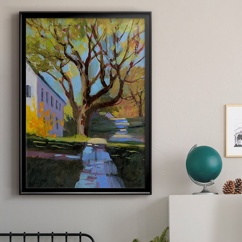 Spring In New England sur papier, H 42,5 po x l 30,5 po x P 1 po, Noir