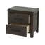Mobilier de chambre à coucher - Table de chevet simple avec tiroirs - Table de chevet, bois massif, 1 pièce seulement