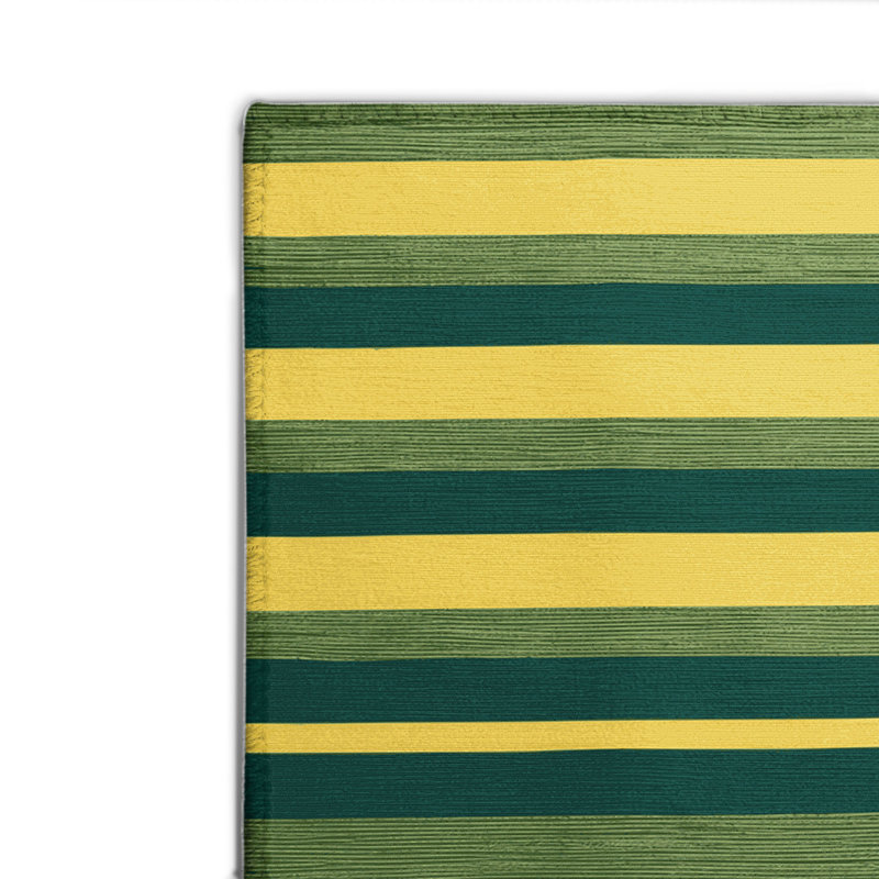 Tapis intérieur / extérieur jaune HorizontalStripes