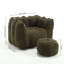 Fauteuil à billes avec repose-pieds en chenille-718449802