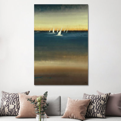 Water's Edge I 1 Piece Wrapped Canvas Wall Art