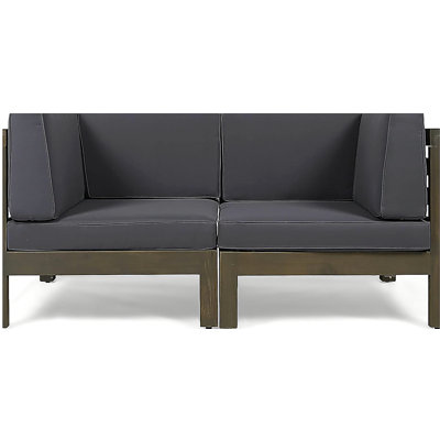 Ensemble de causeuse 2 pièces, beige