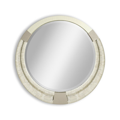 Water Oval Danish Cord Wall Mirror