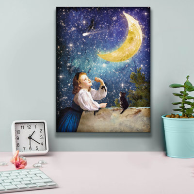 «One Wish On the Moon» par Diogo Verissimo, art mural sur toile, 40 po x 54 po