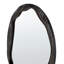 Solid Wood Round Floor Mirror