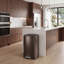 Poubelle de cuisine en acier inoxydable 13 gallons