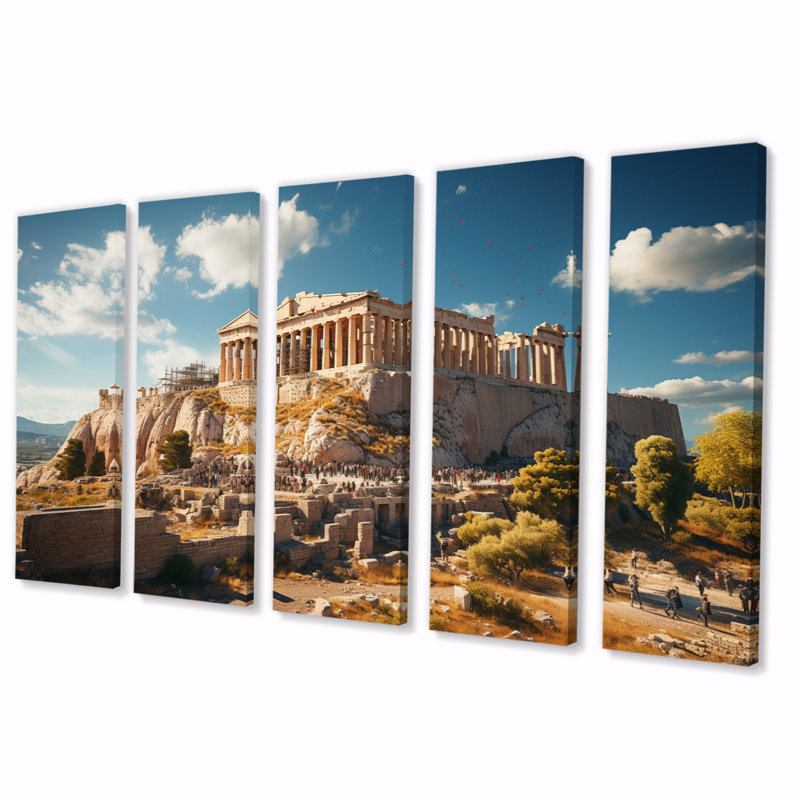 " Greece Acropolis Majesty " 5 - Pieces