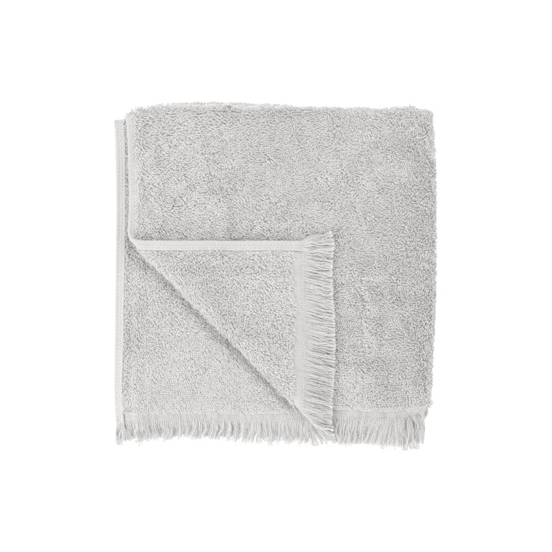 Débarbouillette 100% coton biologique à franges FRINO, Micro-puce