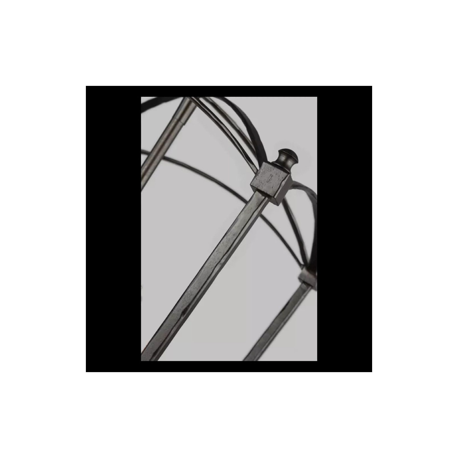 Olive 3-Light Lantern Chandelier, Smith Steel