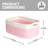  Highland Dunes 3-Piece Natural Cotton Rope Storage Basket Set, Hand-Woven Decorative Nesting Bins for Nursery, Blankets and Toys, Soft & Durable Organizer Baskets (Set of 3)-1054784177
