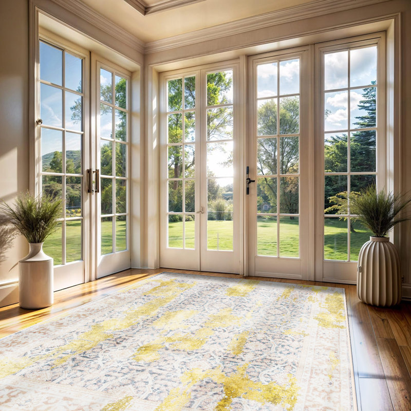 Large Abstract Rugs Living Room Rug Washable Bedroom Rug Non-Slip Colorful Vintage Accent Floor Carpet For Home Decor