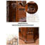 European-style luxury carved fireplace with solid wood-149197983-149197982