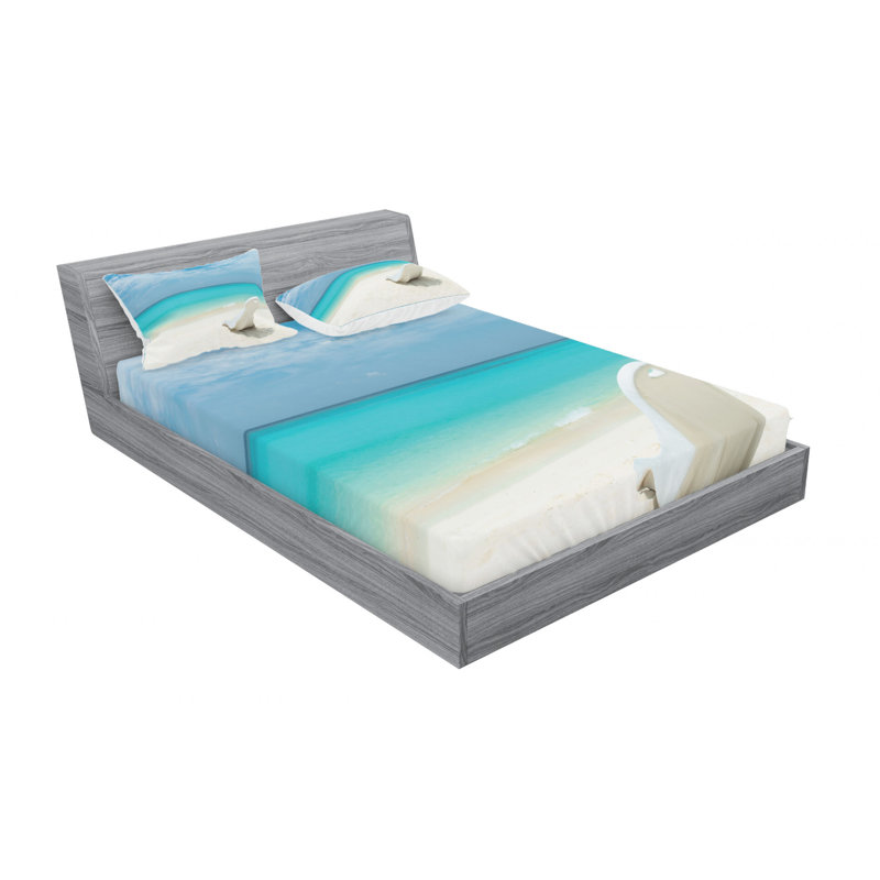 Microfiber Sheet Set, Queen Sheet Set with Fitted Sheet