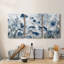 «Inky Indigo», reproduction de photo sur toile 3 pièces-853385690