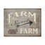« farmst farm rustique », art textuel sur toile tendue-26859295