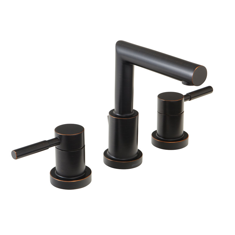 Neo Widespread Bathroom Faucet with Drain Assembly, Oil Rubbed Bronze