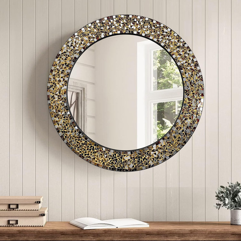 Brodde Beveled Venetian Accent Wall Mounted, Golden Sands