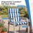  Outdoor Flanged Chair Cushions Set of 2, 39 x 20 x 2.4 Inch-1262977230