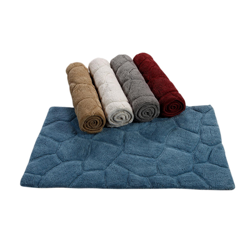 Tapis pour salle de bain Troxell, Beige