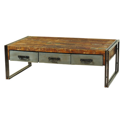 Marguerite Solid Wood Top Coffee Table