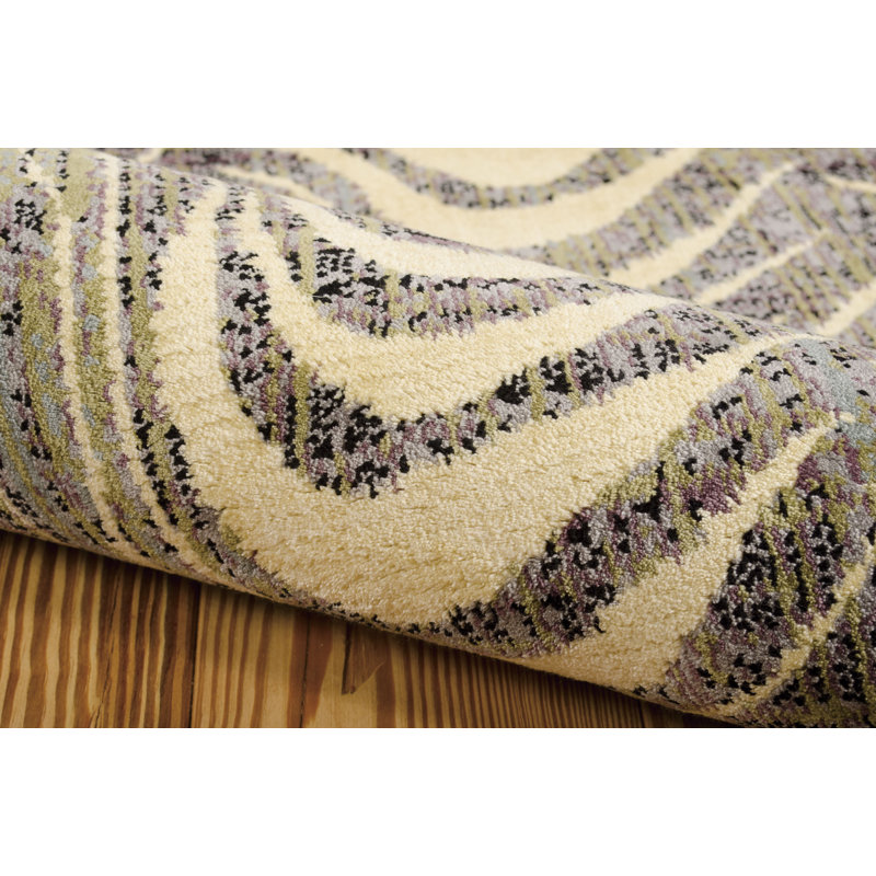 Cochrun PR25 Multi Contemporary Rug, 7'6" x 9'6" Rectangle