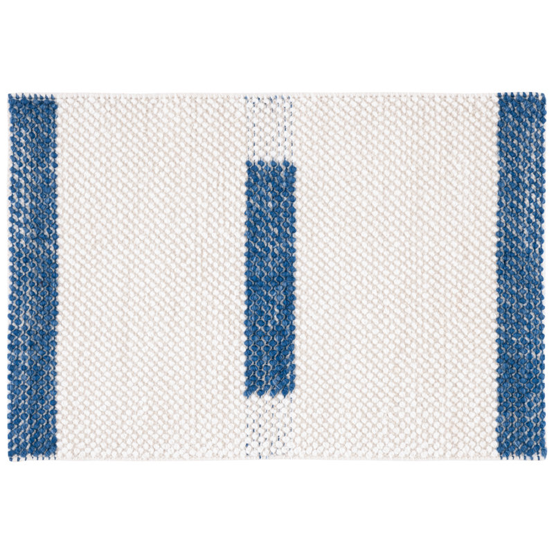 Natura Flat Weave Wool Rug, Square 6'