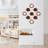 Four Pack Handmade Rustic Solid Wood Mirror Wall Decor