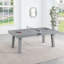 Table de salle à manger d'extérieur / d'intérieur en ardoise avec 4 bancs et accessoires Oasis-90663842-90482025-90663845
