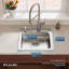 Évier de cuisine à montage sur plan L 19,5 po x l 19 po Lustertone Classic-30826483-105451885