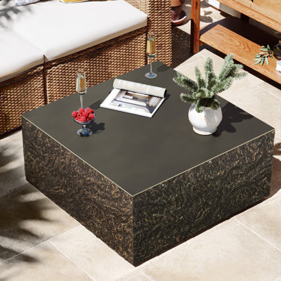 28''Outdoor Square Magnesium Oxide Coffee Table