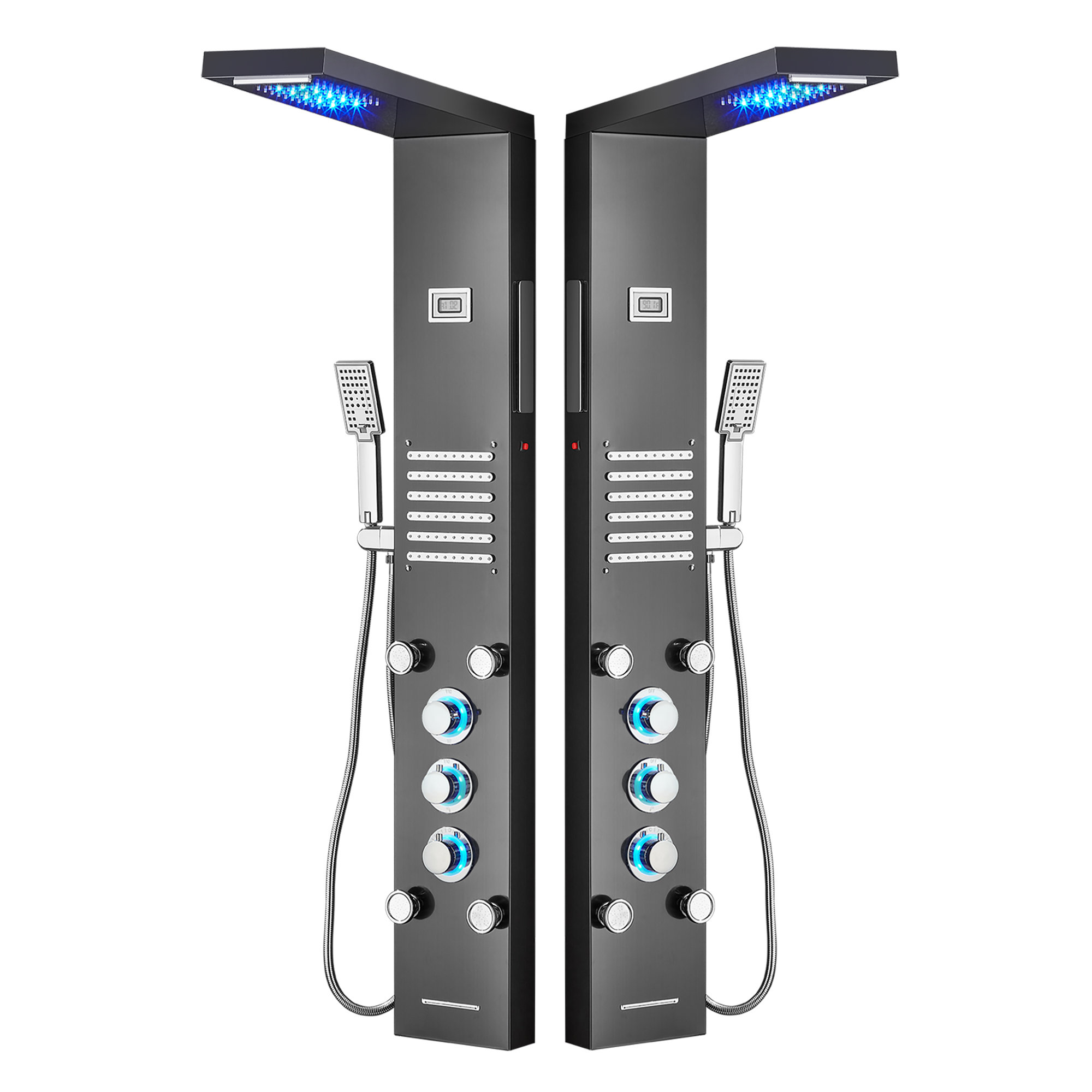 Androme 55.12'' Shower Panel with Fixed Shower Head & Reviews Wayfair