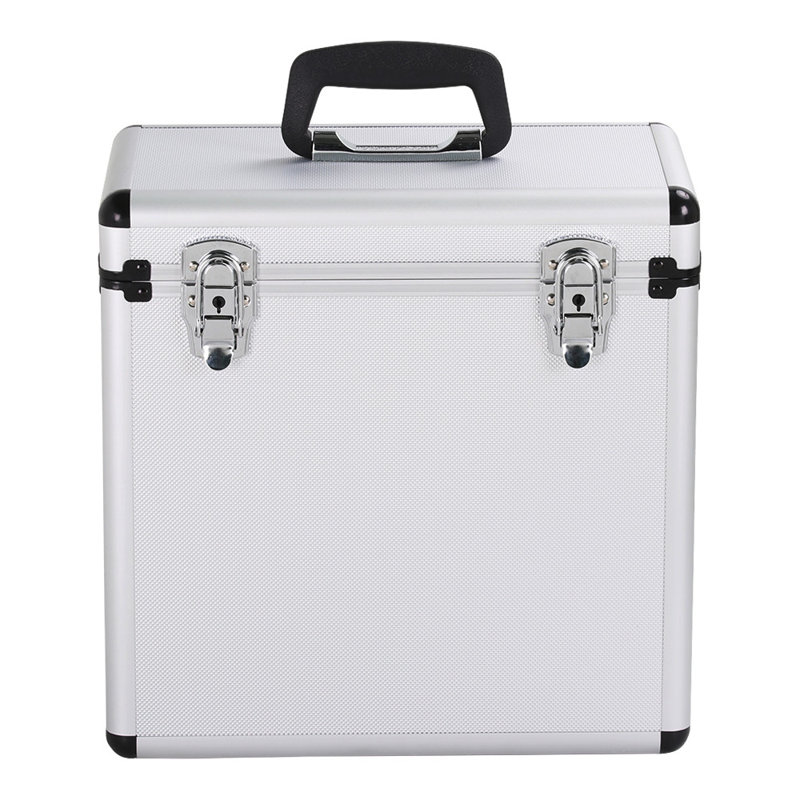 LP Dowel Rack Media Storage, Silver