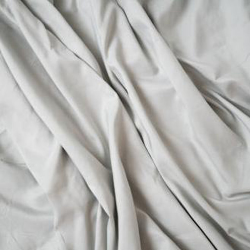 soft and skin-friendly 4-Piece Rayon From Bamboo Sheet Set, Pewter, California King Sheet Set