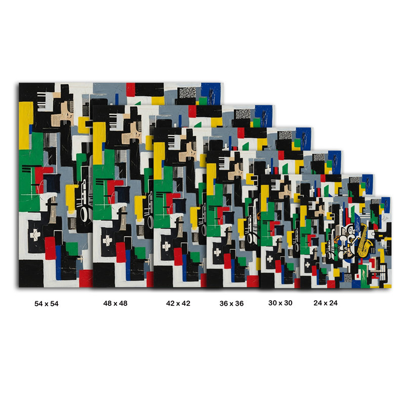 Metropolitan Melody, 24" H x 24" W
