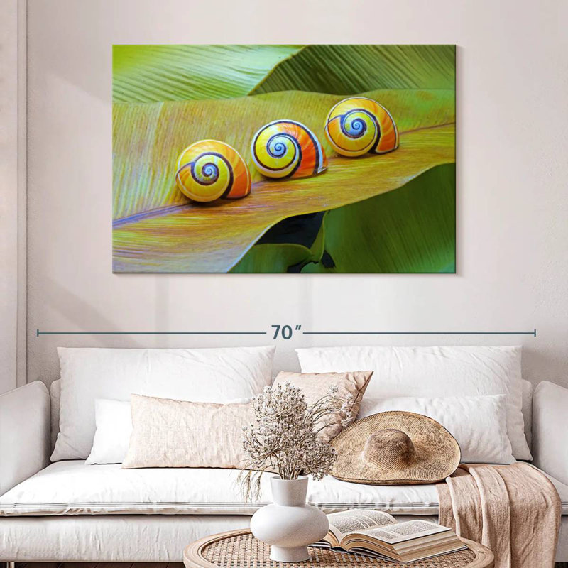 Brampt Cuban Snails, 32'' H x 48'' W