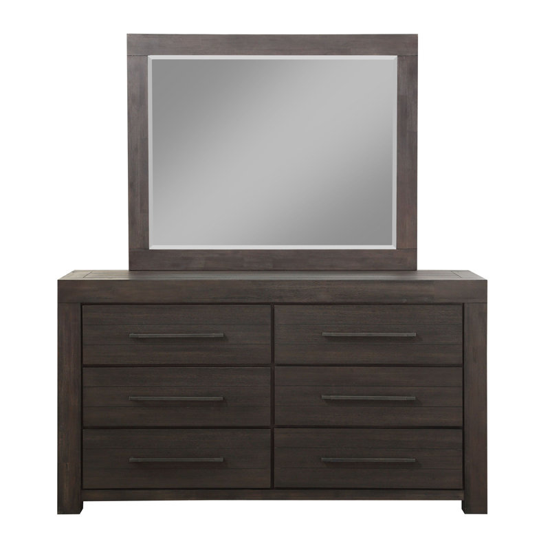 Rohrbaugh 66'' W 6 - Drawer Dresser, Basalt Gray/STURDY