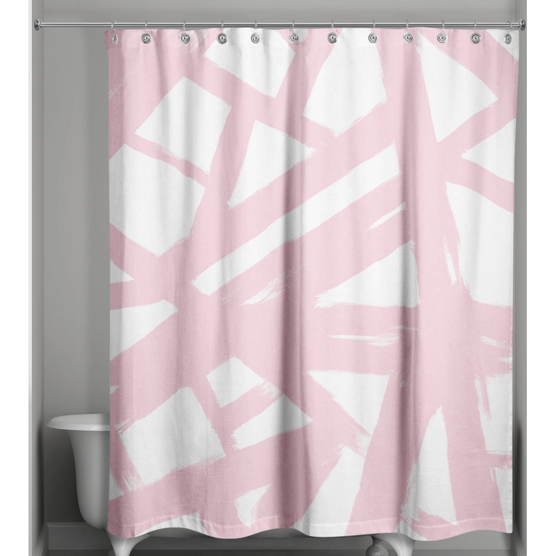 Rideau de douche simple Abril, Rougir