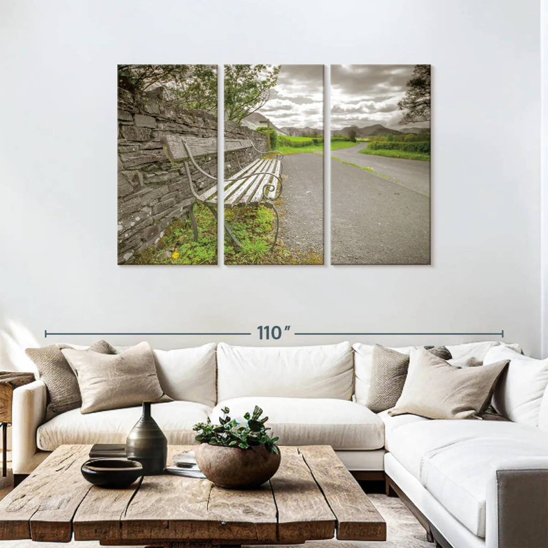 Mehar Lake District, 48" H x 74" W