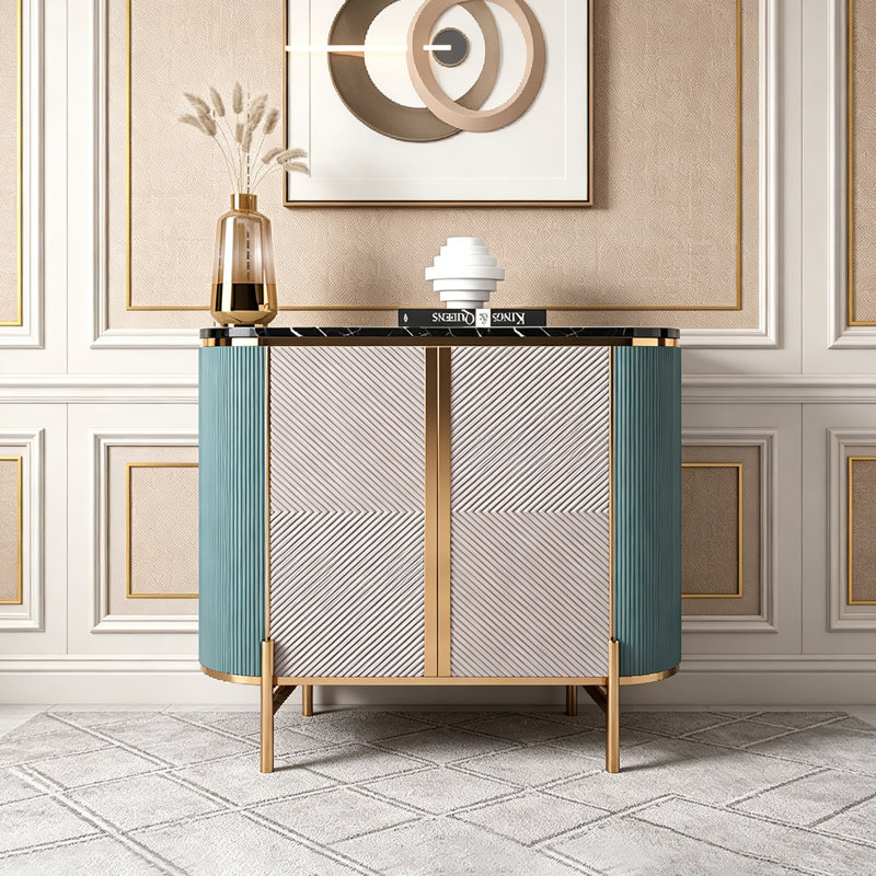 Buffet de rangement multifonctionnel réglable, Bleu