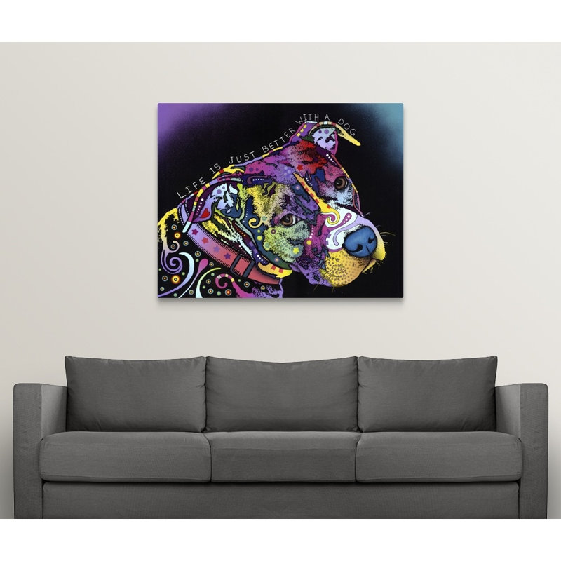 «Life is Just Better» par Dean Russo - reproduction, Toile, H 8 po x l 10 po x P 1,5 po
